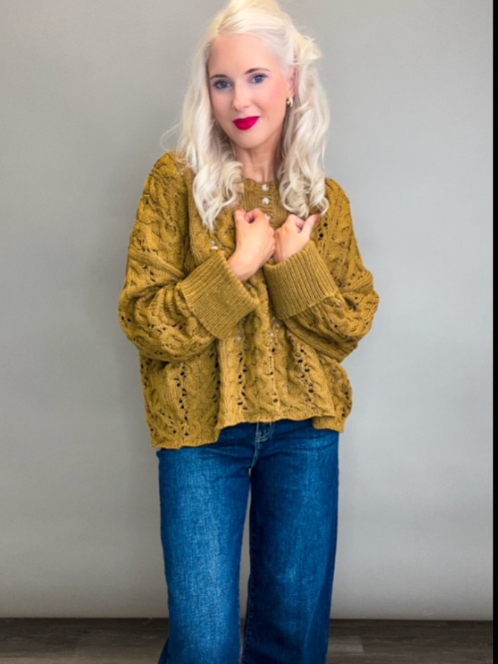 Cozy and Caffeinated Knit Sweater